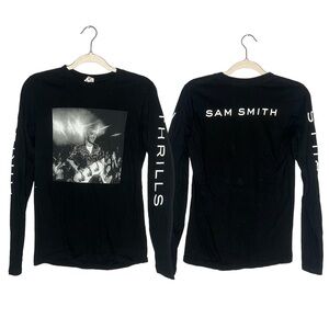 Alstyle Sam Smith Thrills Graphic Band Tee Long Sleeve Small